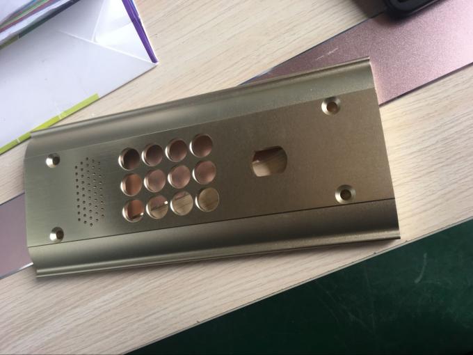 6063T6 Aluminum Brused / Sandblasting CNC Machining Aluminum Parts