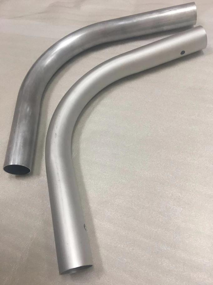 Bending Aluminum Pipe 30mm Outsider Diameter with CNC Drilling and