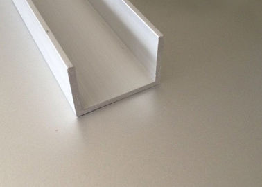 6061 T6 Extruded Aluminum Window Channel 5 - 20 um Anodized Film Thickness