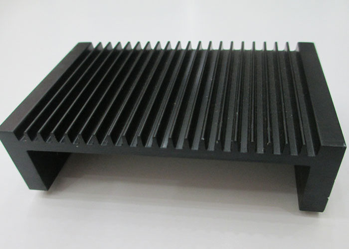 Black Anodized Aluminium Heat Sink Profiles Extruded