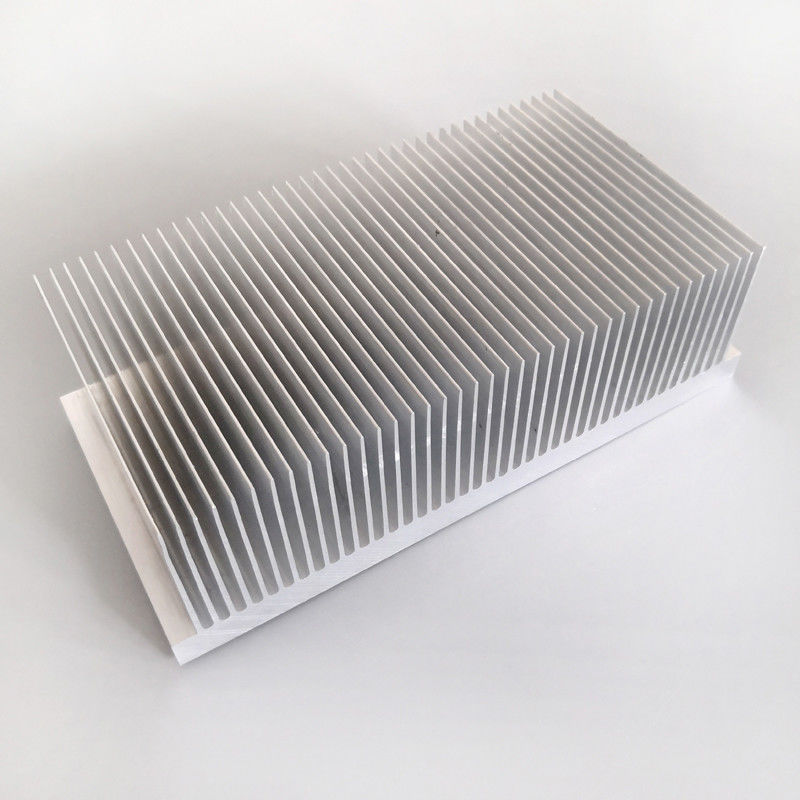 Cooling Temperature High Power Aluminium Heat Sink Profiles 200(W)*60(H