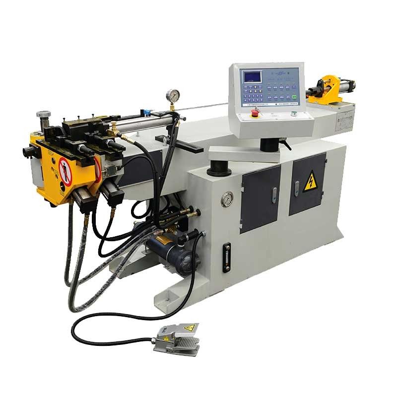 Full Automatic Stainless Steel Tube Bender , Metal Cnc Pipe Bender Low