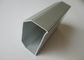Silver Extruded Aluminum Window Channel , aluminum extrusions shapes For Pisposable Scaleplate