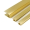 Gold Brushed Aluminum U Channel Profile T4 For Shower Room Frame Transition Trim