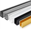 Custom High Quality Aluminum U Profile Aluminum U Channel Profile U Shape Glass Railing For Frameless