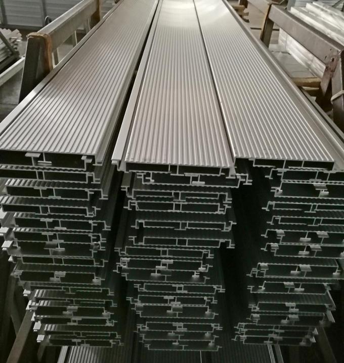 Matt Silver Anodized Aluminium Extrusion Profiles Aluminum Board For