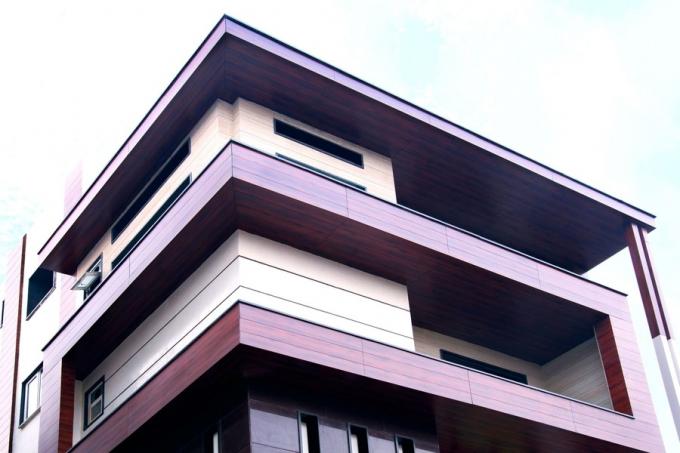 Wood Veneer Acp Aluminum Composite Panel For Exterior Cladding Facade 2
