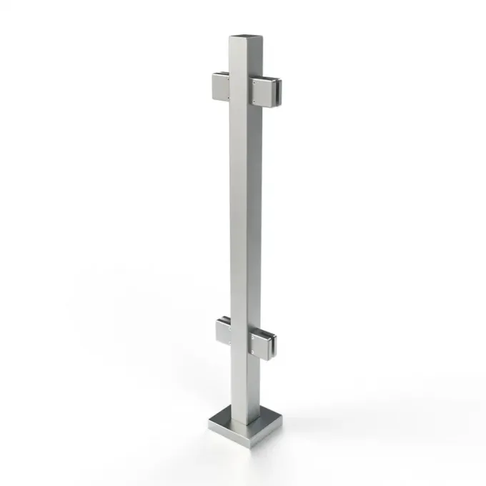 Balcony Railing Post Profile 316 Bar Railing Post For Exterior Stair Balustrade Glass Balcony Porch ...