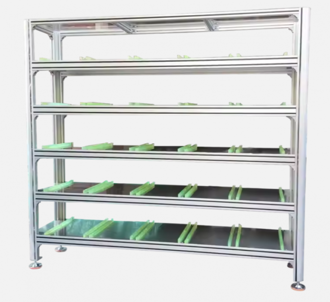 Vertical Extrusion Rack Aluminum Extrusions Profile Storage Racks Retail Shelving Pop Shelves ...
