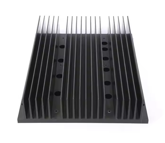 Custom Aluminum Profile Factory High Density Black Anodized 6063 ...