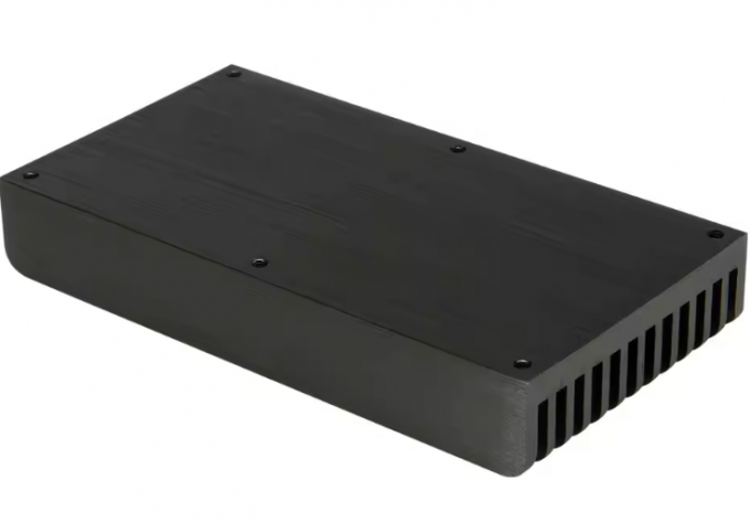 Custom Aluminum Profile Factory High Density Black Anodized 6063 ...