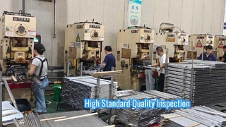 Complete production line, high-standard quality inspection