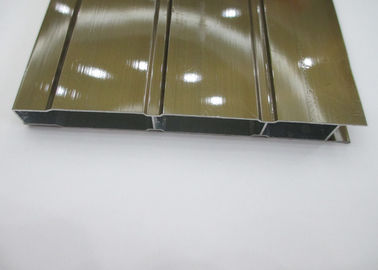 Electrophoresis Painting Aluminium Sliding Door Profiles Slat , Extruded Aluminum Profiles