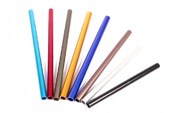 Anodized Round Aluminum Profile Tube 6061 5083 3003 T6 50mm