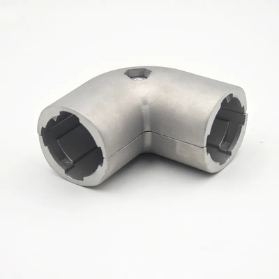 90 Degree Aluminum Alloy Right Angle External Joint Industrial Casting