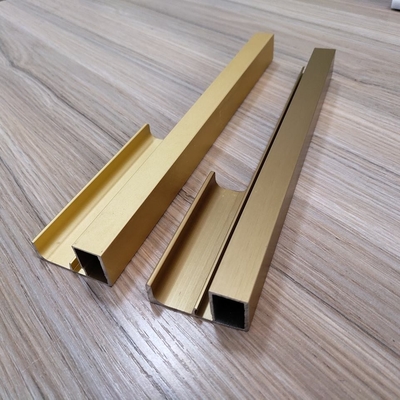 Cabinet Door Frame Aluminum Extrusion Profile Anodized Kitchen 6000 Series