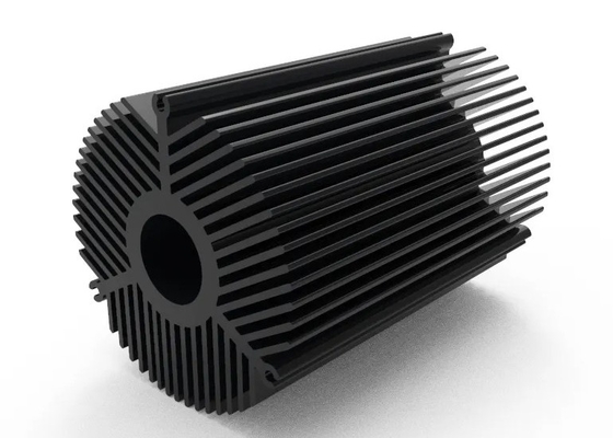 OEM Aluminum Extrusion Profile Led Heat Sink Round Enclosure