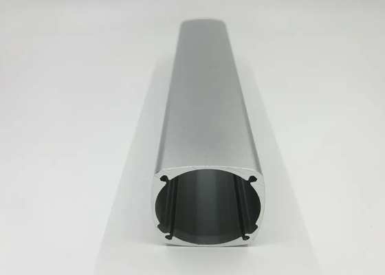 Customized Square Tube Silver Surface Polishing Aluminum Extruded Profile