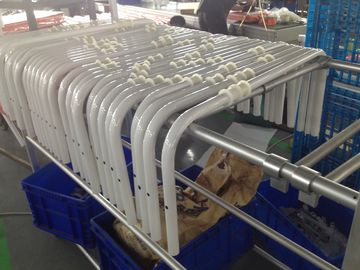Aksu Powder Coating CNC Bending Tubes with Holes for Aluminum Alloy Stair Chair