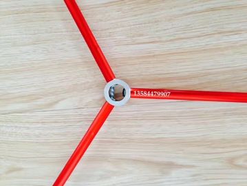 Red and Green Color Anodized Aluminum Round Tube / Pipe Used For Tent