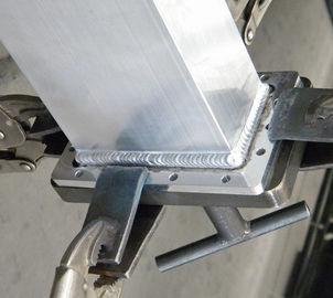 TIG Welded Aluminum Square Tube CNC Machining Parts For Aluminum Bracket Parts