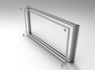 Custom Aluminium Extrusion Profiles For Sound Proof Wall And Noise Reduction Tunnel