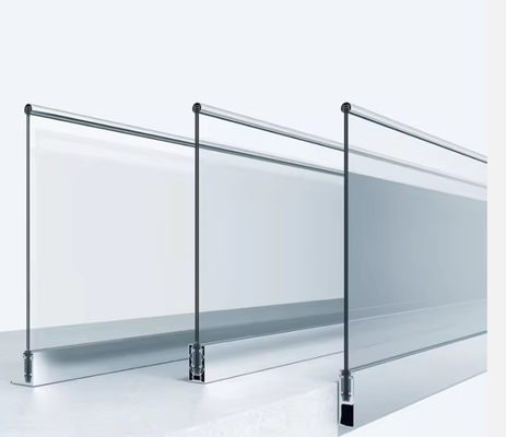 China Supplier U Channel Aluminum Profile Railing Post Base Profiles For Glass Alustrades & Handrails Balustrade