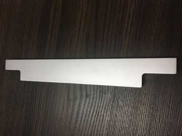 CNC Machining Processing / Sand Blasted Natural Anodized Aluminum Profile for Drawer Handle