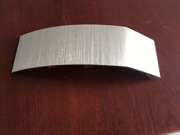 Brushed Anodized Rose Pink Color Aluminum Extrusion Profiles For Air Conditioner Panel