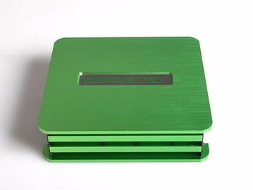 Green Brushed Anodized Enclosure Cnc Machining Parts With 4 Axis Laser Logo