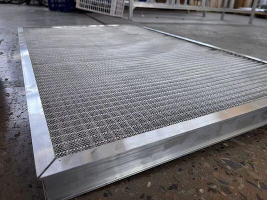 Industrial HVAC Construction Air Purifier New Condition Aluminum Frame Metal Mesh Pre-Filter Washable Filter