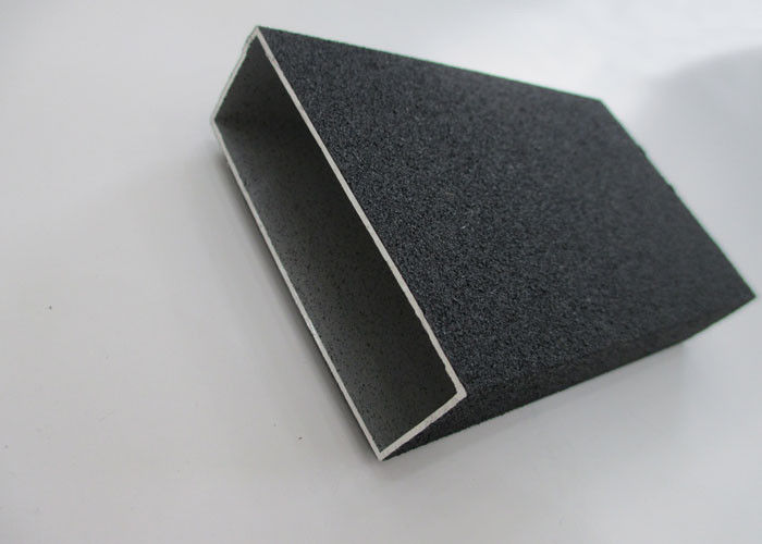 6063 T5 Extruded Aluminum Rectangular Tubing Sand Blasting 0.5 2.0 mm