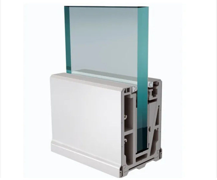 Aluminum Glass Railing Systems Deck Linear U Channel Glass Railing ...
