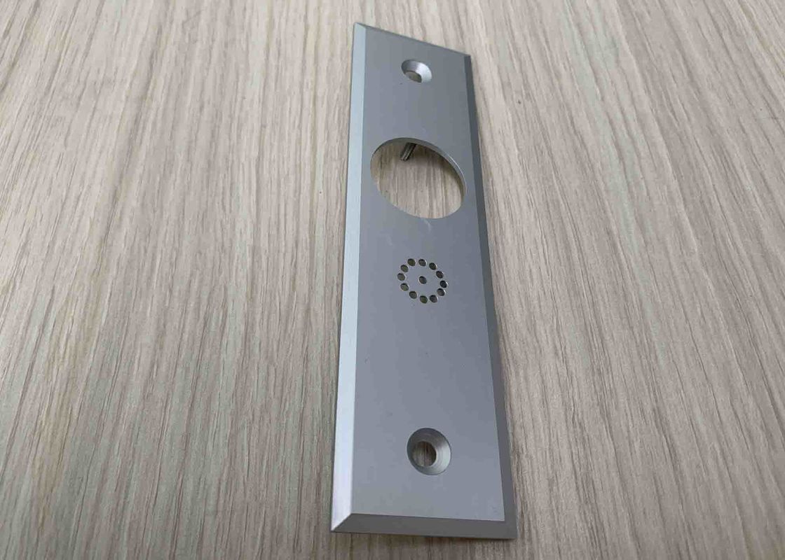 Aluminium Extrusion Profiles Silver Color Alloy 6063 T3 Anodized Aluminium Door Locks CNC Punch
