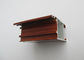 Door Frames Aluminum Extrusion Profiles Full Set Wood Finished ISO9001 Certification