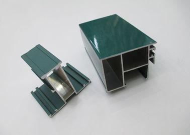 Sun Room Green Window Aluminium Profile Anodised / Electrophoresis Surface Treatment