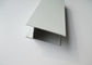 Construction Decoration H Shaped Extruded Aluminium Sections For Glass / LED Lighting