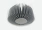 OEM Sunflower 6063 Aluminium Heat Sink Profiles , Round Heat Sink Extrusion