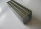 Grey Guardrail Railing Aluminium Construction Profiles , Anodised Aluminium Profiles