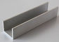 Silver Anodized Aluminium Channel Extrusions , Architectural Aluminum Channel