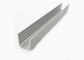U Type Powder Coating Aluminium Channel Profiles For Building Curtain Glass Walls
