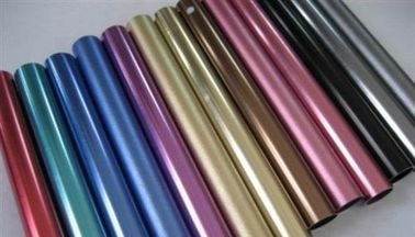 Pink Anodized / Oxidation Round Aluminium Tube Oxidation Film Above 10 Um