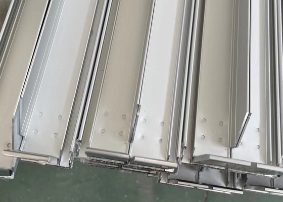 Anodized Silver Aluminum Solar Panel Frame Extrusion Profile T6