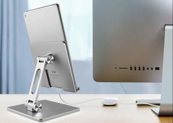 Universal Foldable Aluminum Stand Holder Metal Tablet For IPad 180 Degrees