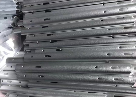 Extruded Hollow Aluminum Round Tube Anodized 1100 Sand Blasted