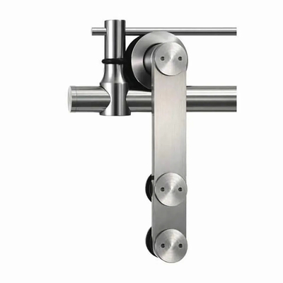 Frameless Glass Sliding Door Set Roller For Enclosure Bathroom Barn Glass