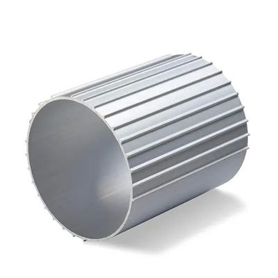 Extruded 6063 Aluminum Motor Enclosure Extrusion Casing Water Cooled