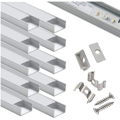 Light Ceiling Wardrobe Aluminium LED Profiles Decoration Strip Light Channel