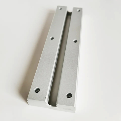 Anodized CNC Machined Aluminum Plate Sandblasting Silver T5