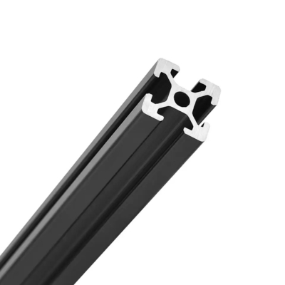 20mm X 20mm T Slot Aluminum Extrusion Profile Anodized Black Linear Rail Guide Frame